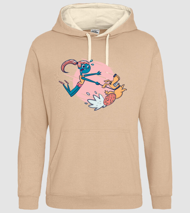 Plimbarea câinilor model nisipiu pe tricou