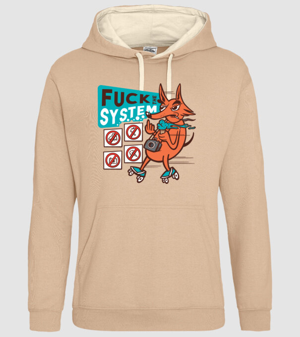 Câine Rebel model nisipiu pe tricou