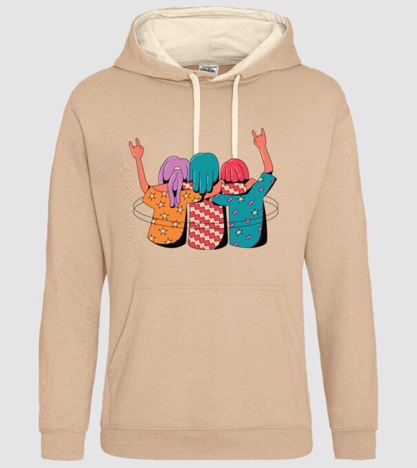 Cele mai bune prietene model nisipiu pe tricou