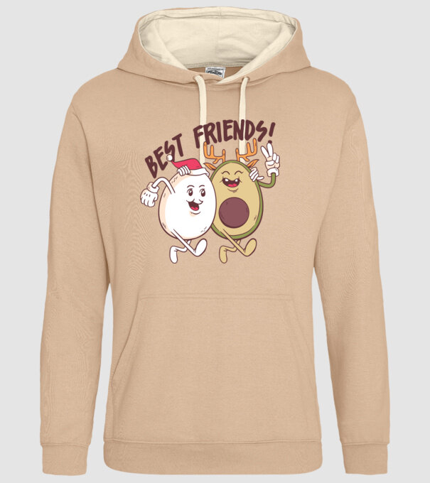Cei mai buni prieteni vegan model nisipiu pe tricou