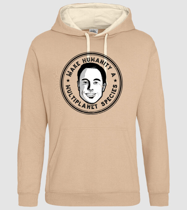 Make humanity a Multiplanet species Elon Musk model nisipiu pe tricou