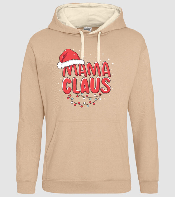 Mama Claus model nisipiu pe tricou