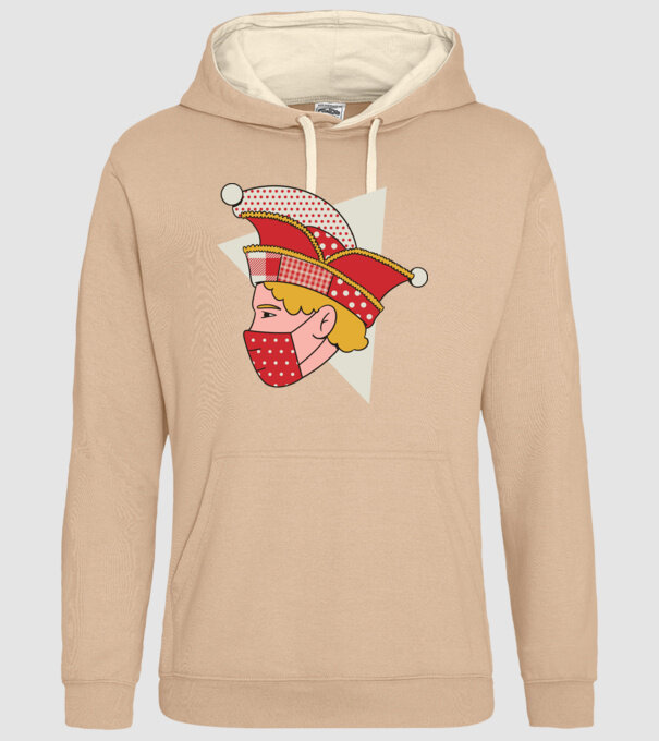Covid joker model nisipiu pe tricou