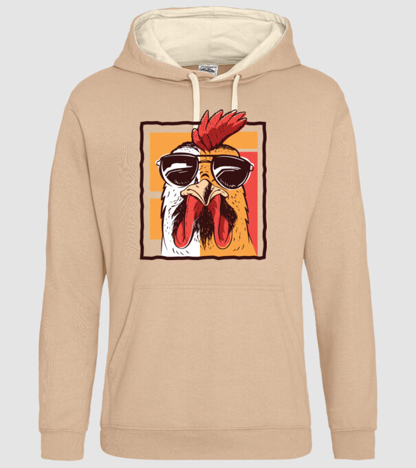 Pui cool model nisipiu pe tricou