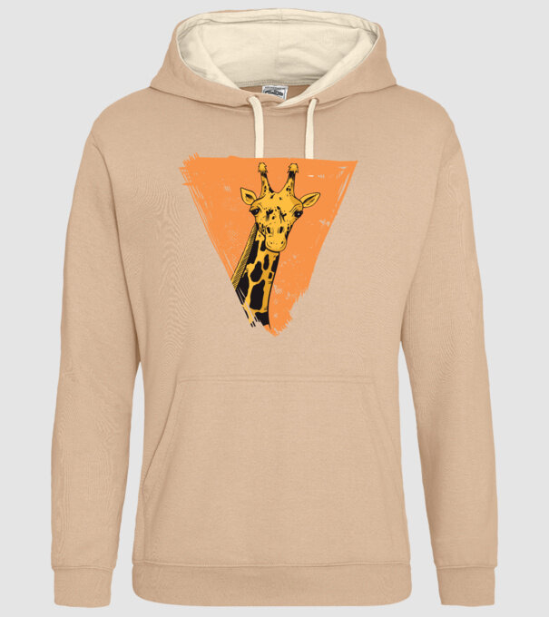 Girafă cool model nisipiu pe tricou