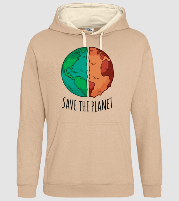 Salvați planeta model nisipiu pe tricou