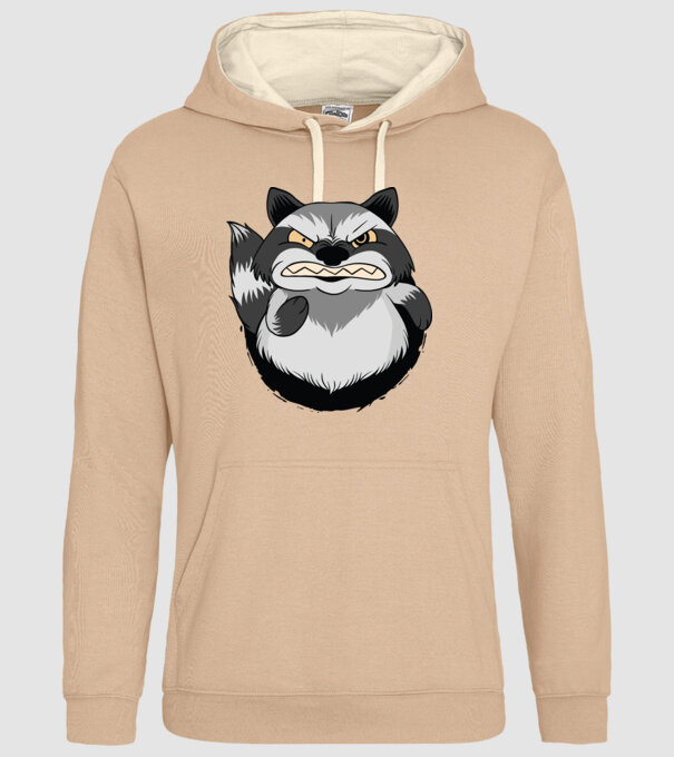 Raton furios model nisipiu pe tricou