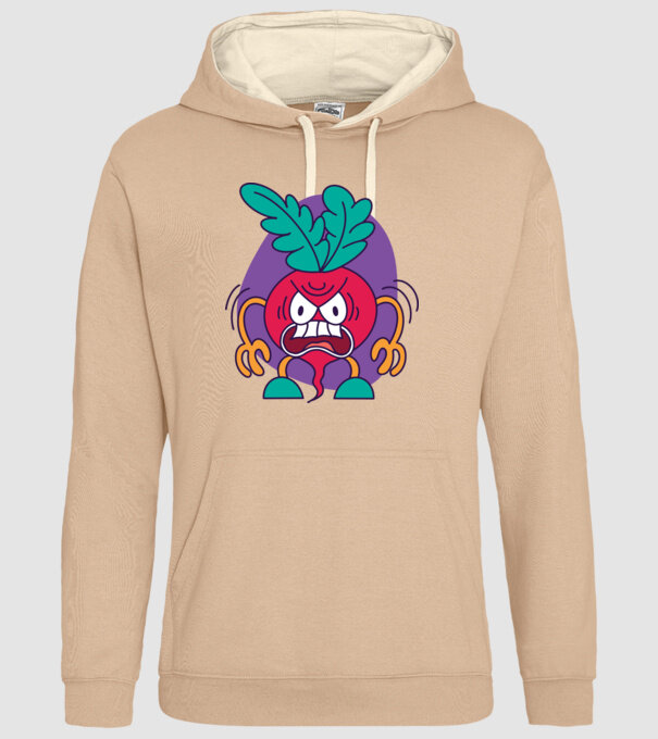 Ridichi supărat model nisipiu pe tricou