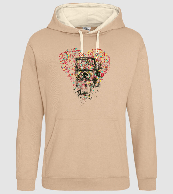 Inimă otrăvită model nisipiu pe tricou
