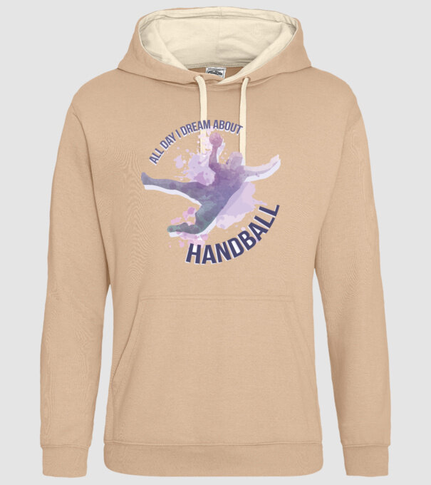 Visez la handbal în fiecare zi model nisipiu pe tricou