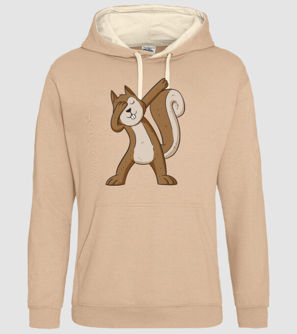Veverița DAB model nisipiu pe tricou