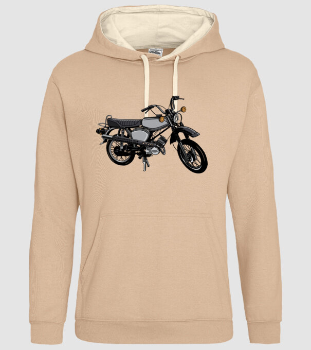 Motocicletă model nisipiu pe tricou