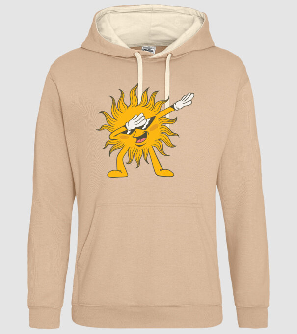 Soare DAB model nisipiu pe tricou