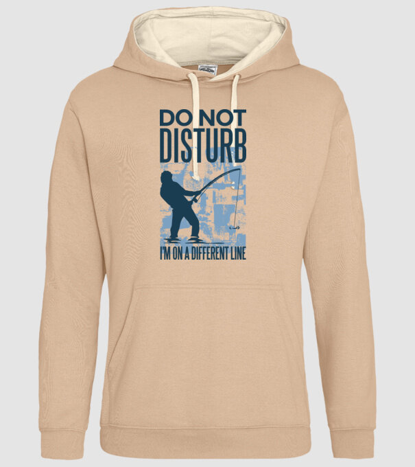 Nu mă deranja, sunt pe altă linie Pescar model nisipiu pe tricou