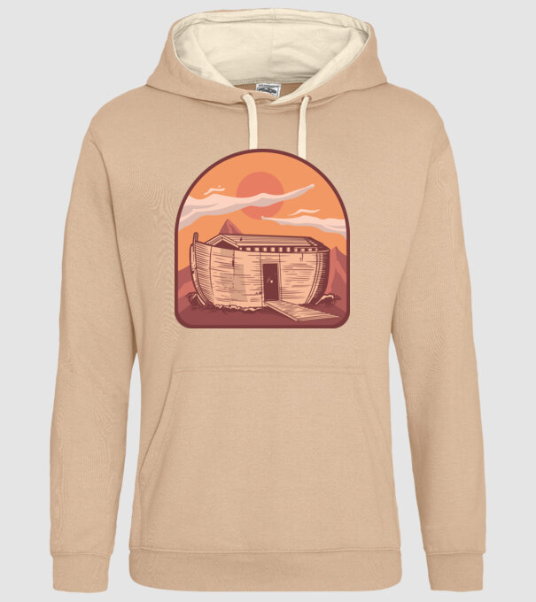 Arca lui Noe model nisipiu pe tricou