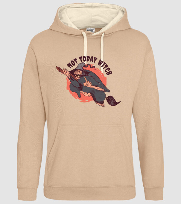 Not today witch model nisipiu pe tricou