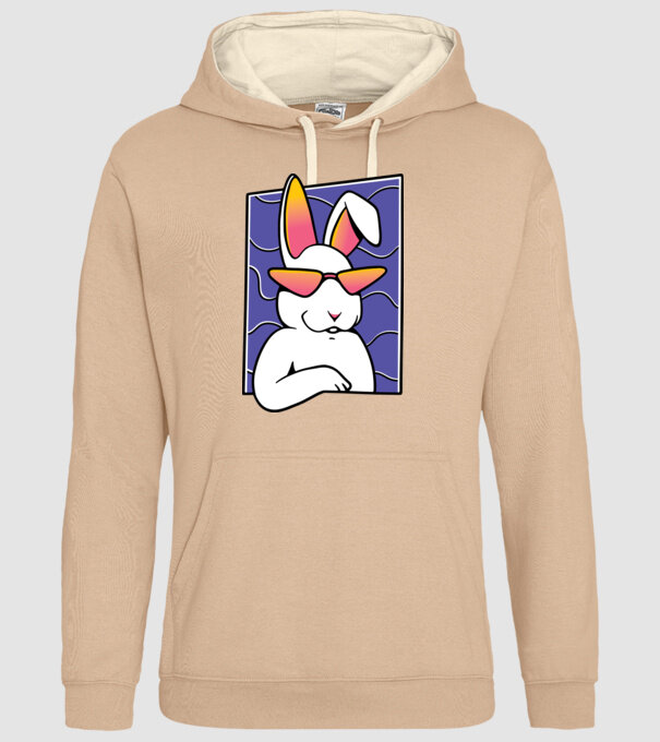 Iepuraș model nisipiu pe tricou