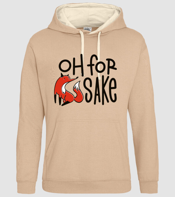 Oh for Fox Sake tricou cu vulpe model nisipiu pe tricou