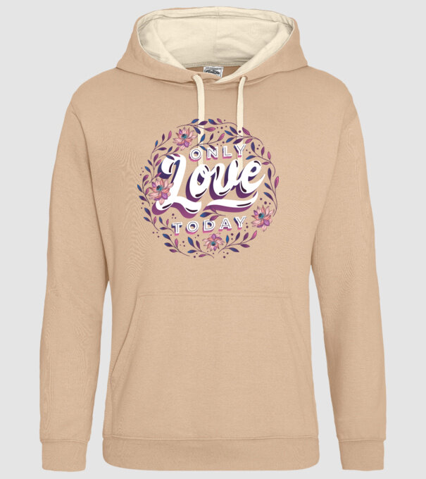 'Only Love Today tricou pentru Valentine''s Day' model nisipiu pe tricou