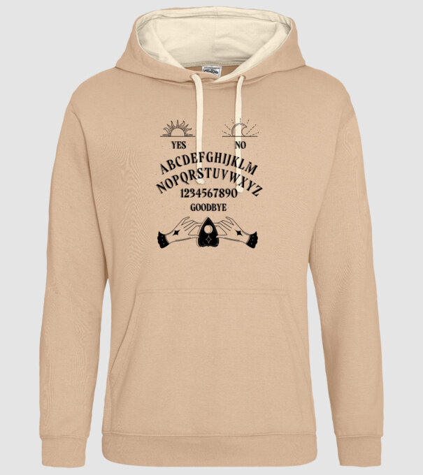 Motiv Ouija model nisipiu pe tricou