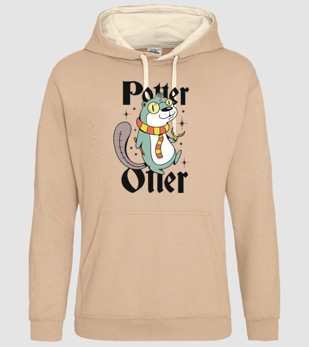 Potter Otter Vidra model nisipiu pe tricou