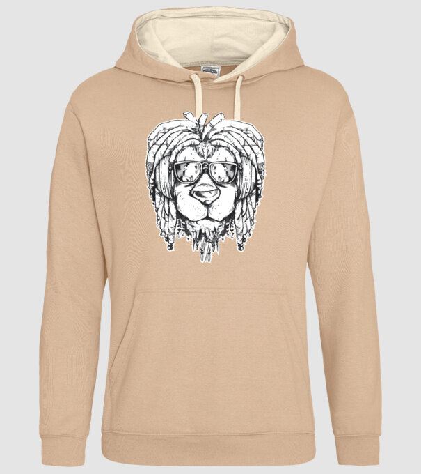 Leu Dreadlock model nisipiu pe tricou