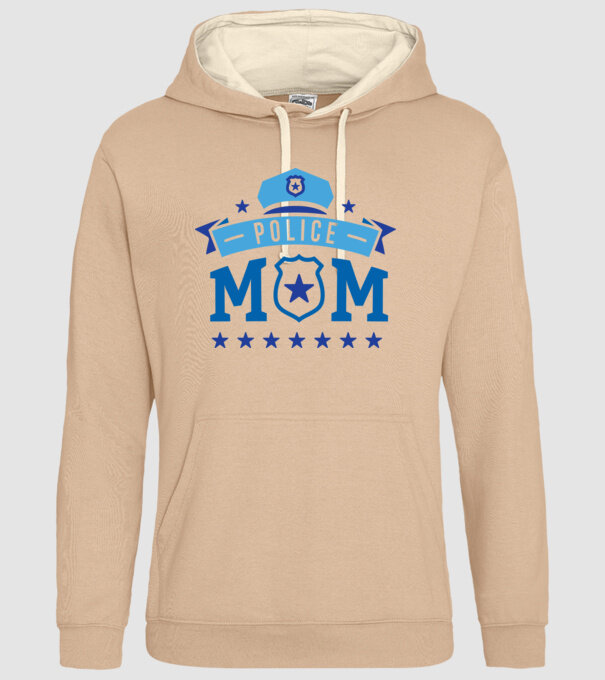 Mamă Polițist model nisipiu pe tricou