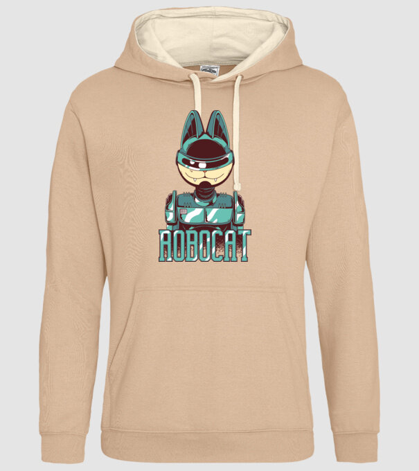 Robocat - Pisică Robot model nisipiu pe tricou
