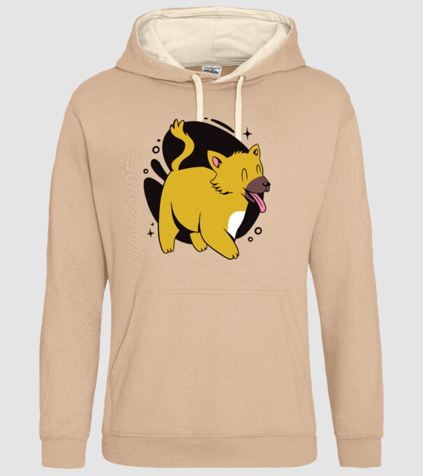 Vulpe model nisipiu pe tricou