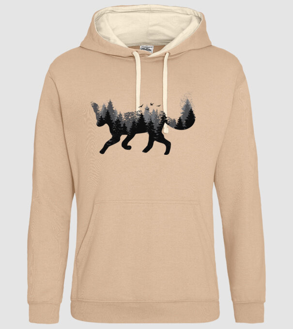 Vulpe pădure Natură model nisipiu pe tricou