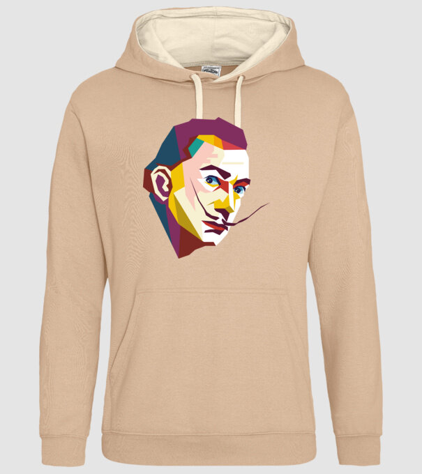 Salvador Dali abstract model nisipiu pe tricou