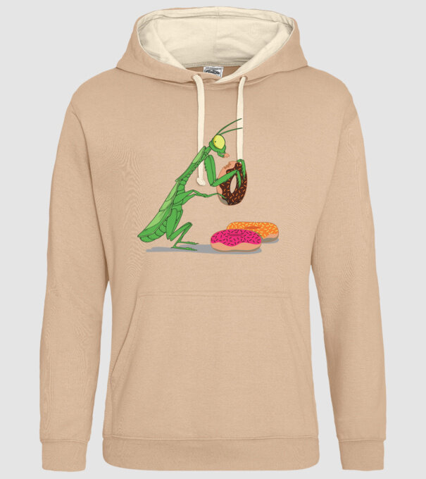 Lăcustă cu gogoașă model nisipiu pe tricou
