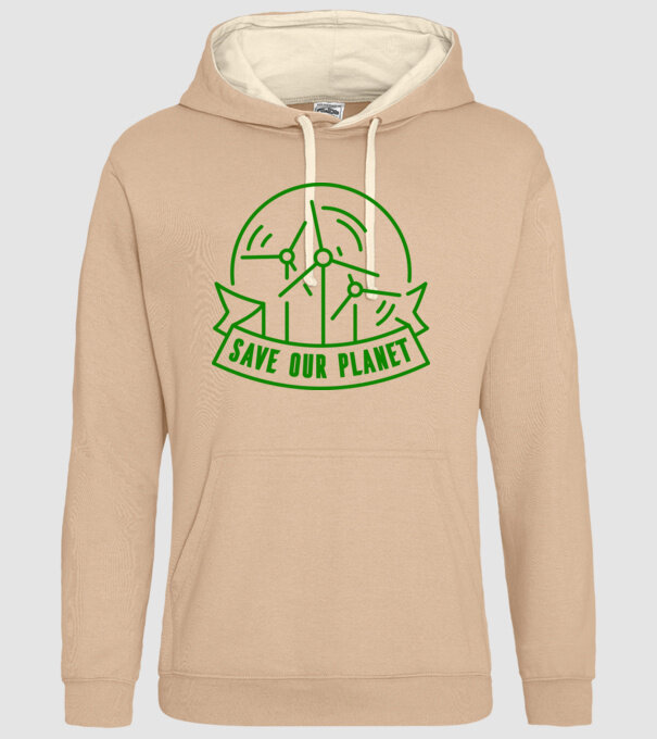 Save Our Planet - Ziua Pământului model nisipiu pe tricou