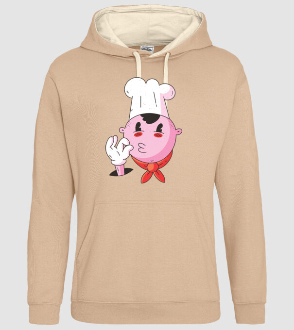Degustare bucătar model nisipiu pe tricou