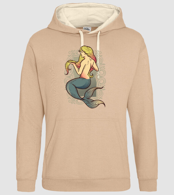 Sirenă model nisipiu pe tricou