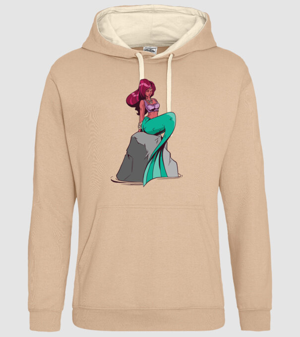 Sirenă model nisipiu pe tricou