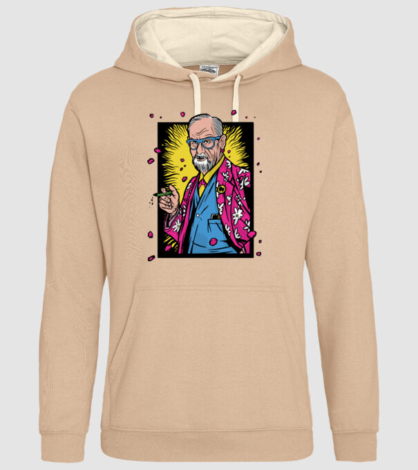 Sigmund Freud Filozof model nisipiu pe tricou