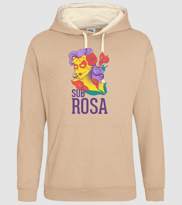 Sub Rosa model nisipiu pe tricou
