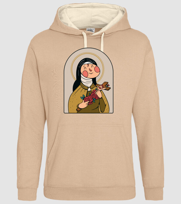 Sfânta Tereza model nisipiu pe tricou