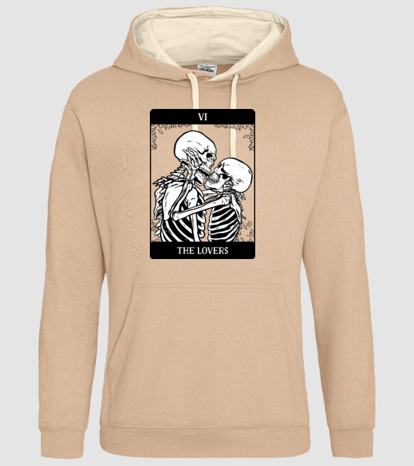 Schelete îndrăgostite model nisipiu pe tricou