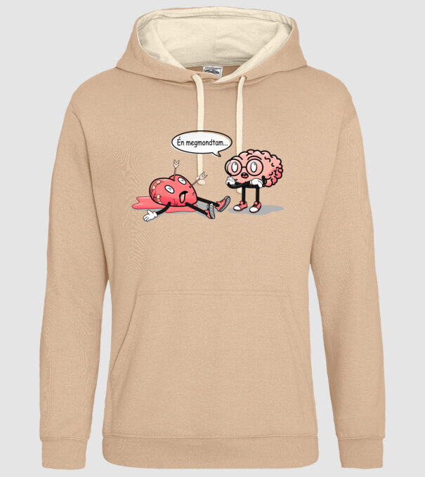 Inimă frântă - Terapie creier vs inimă model nisipiu pe tricou