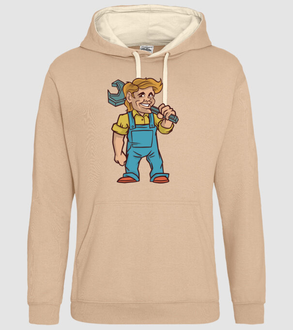 Instalator model nisipiu pe tricou