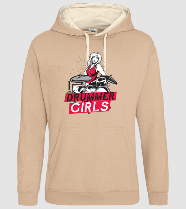 Îmi plac fetele bateriste model nisipiu pe tricou