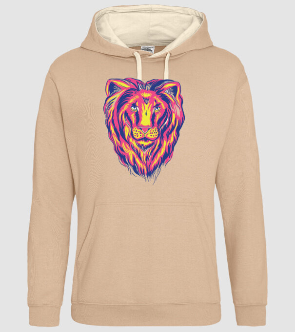 Leu colorat model nisipiu pe tricou