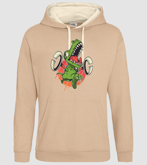 Dinozaur T-rex model nisipiu pe tricou