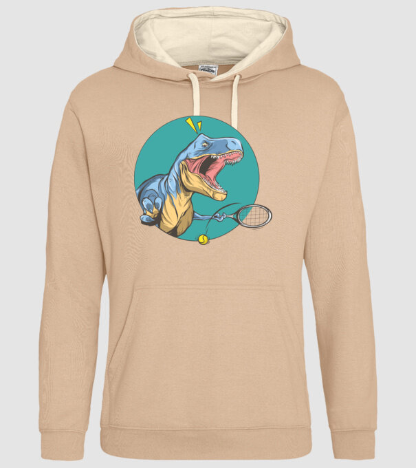 Dinozaur T-rex Tenis model nisipiu pe tricou