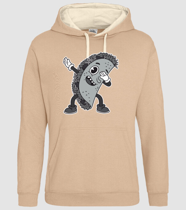 Taco DAB model nisipiu pe tricou