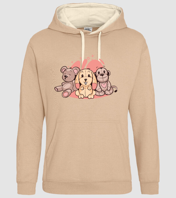 Animale Teddy model nisipiu pe tricou