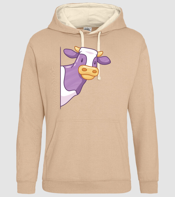 Vacă model nisipiu pe tricou