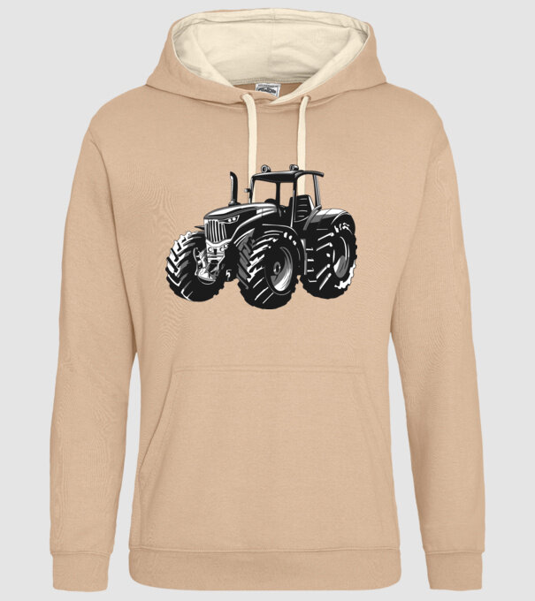 Tractor model nisipiu pe tricou